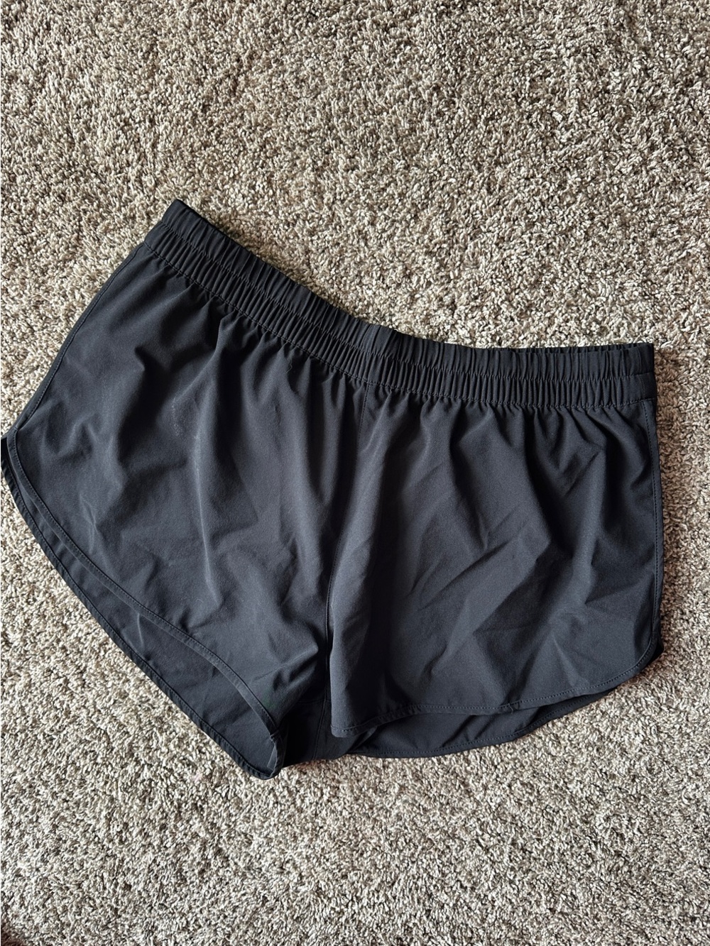 Athleta Black Speedwork Performance Shorts Medium - Picture 4 of 9